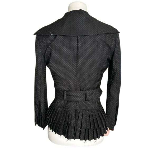 RARE L.A.M.B Womens 2 Piece Blazer Pant Suit, 2005, Pirate Style, Dark Navy - Picture 2 of 10